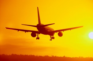 Passenger Jet Landing